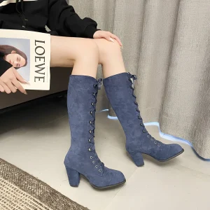 Bonnie - Bottes cavalières élégantes jusqu'aux genoux pour femmes