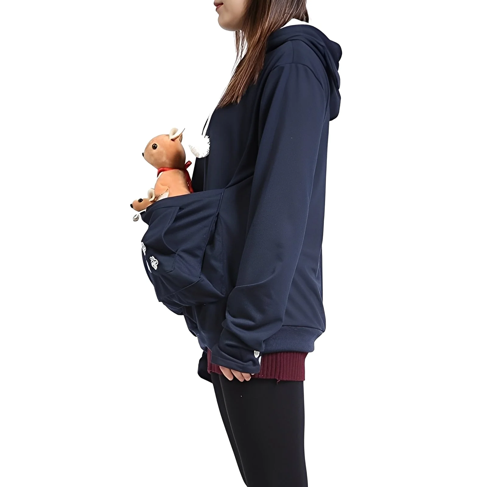 Samantha - Hoodie tendance avec poche pour femmes – Image 2