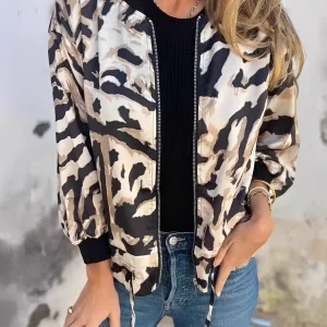 Ryana - Blouson chic à fermeture éclair pour femmes