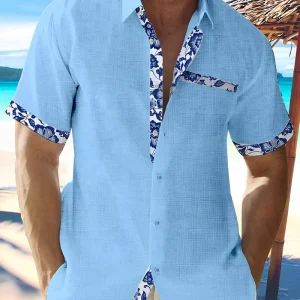 Anthony - Chemise confortable en lin pour hommes