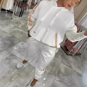 Tiffany - Ensemble élégant avec hoodie et pantalon pour femmes