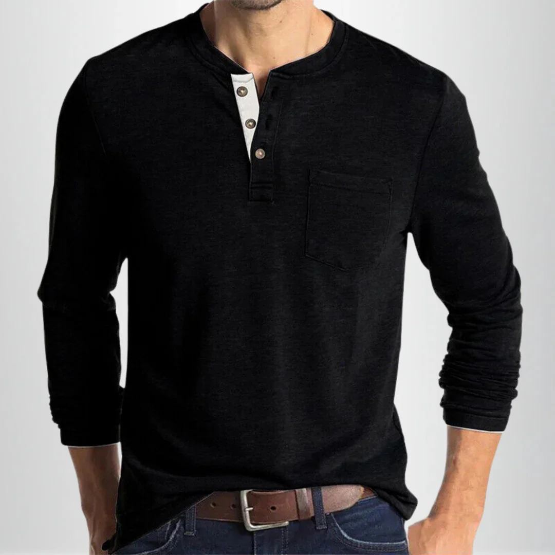 Chemise Décontracté Pour Hommes | Manche Longue – Image 2