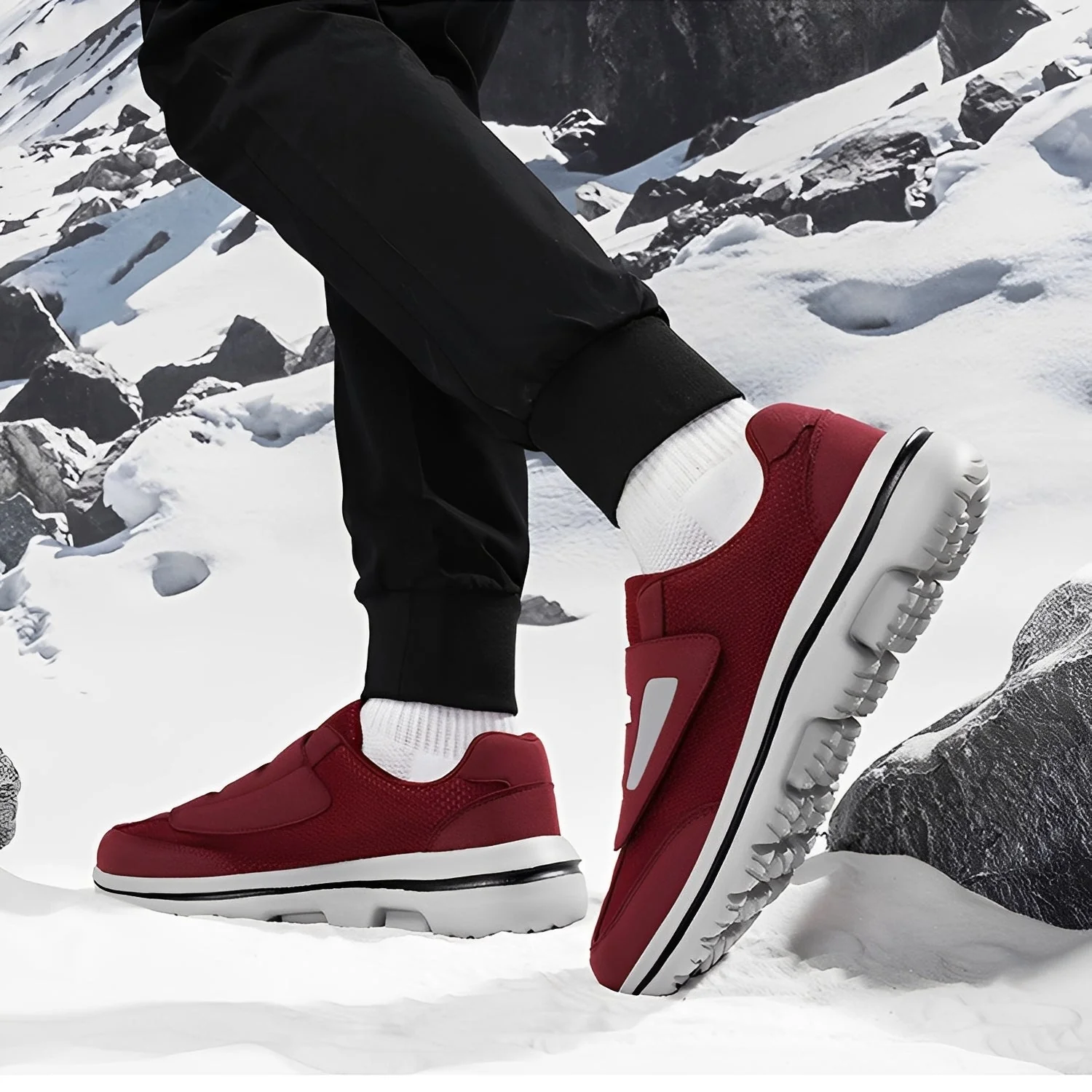 Justin - Ballerines stylées avec semelle blanche pour femmes