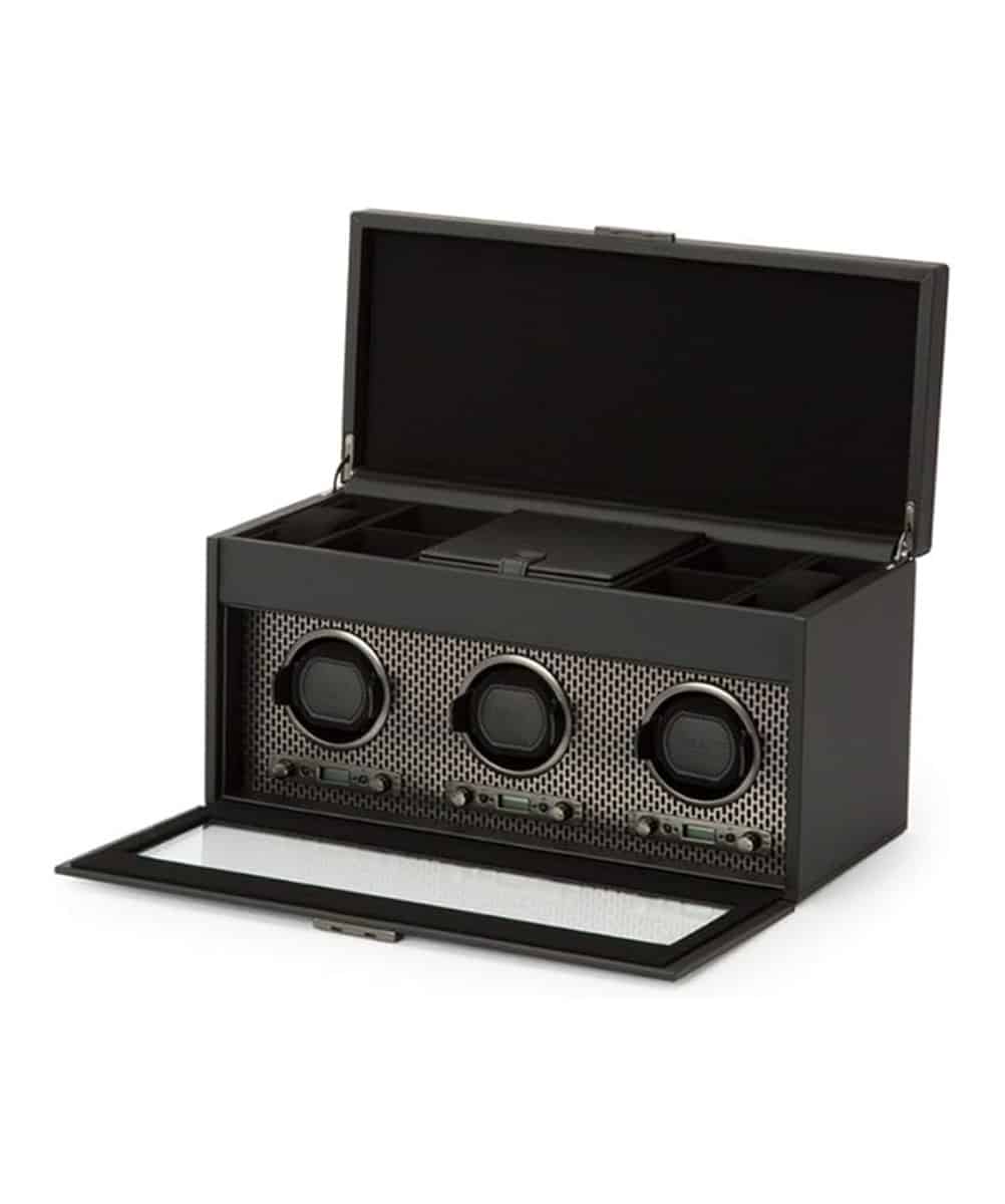 WOLF AXIS TRIPLE ENROULEUR AVEC STOCKAGE NOIR – Image 2