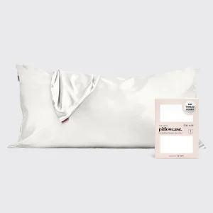 Satin Pillowcase in Ivory 2 Pack - King Bundle
