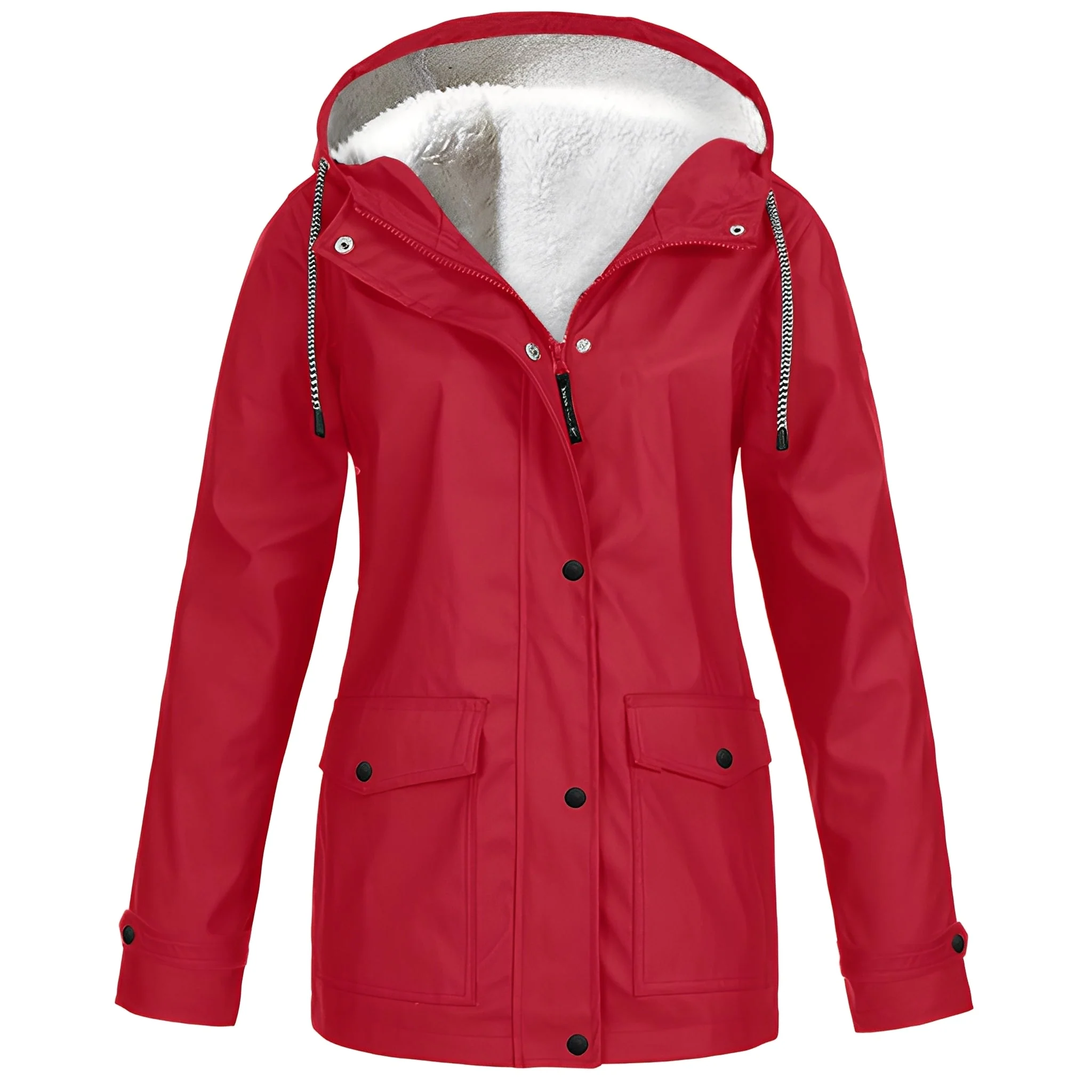 Abbigail - Manteau imperméable polyvalent avec doublure en polaire pour femmes – Image 6