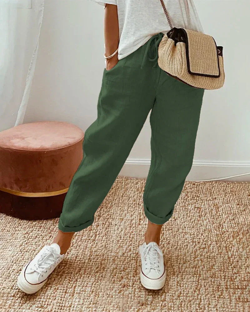 Mel - Pantalons en lin Tendance pour l'été – Image 6