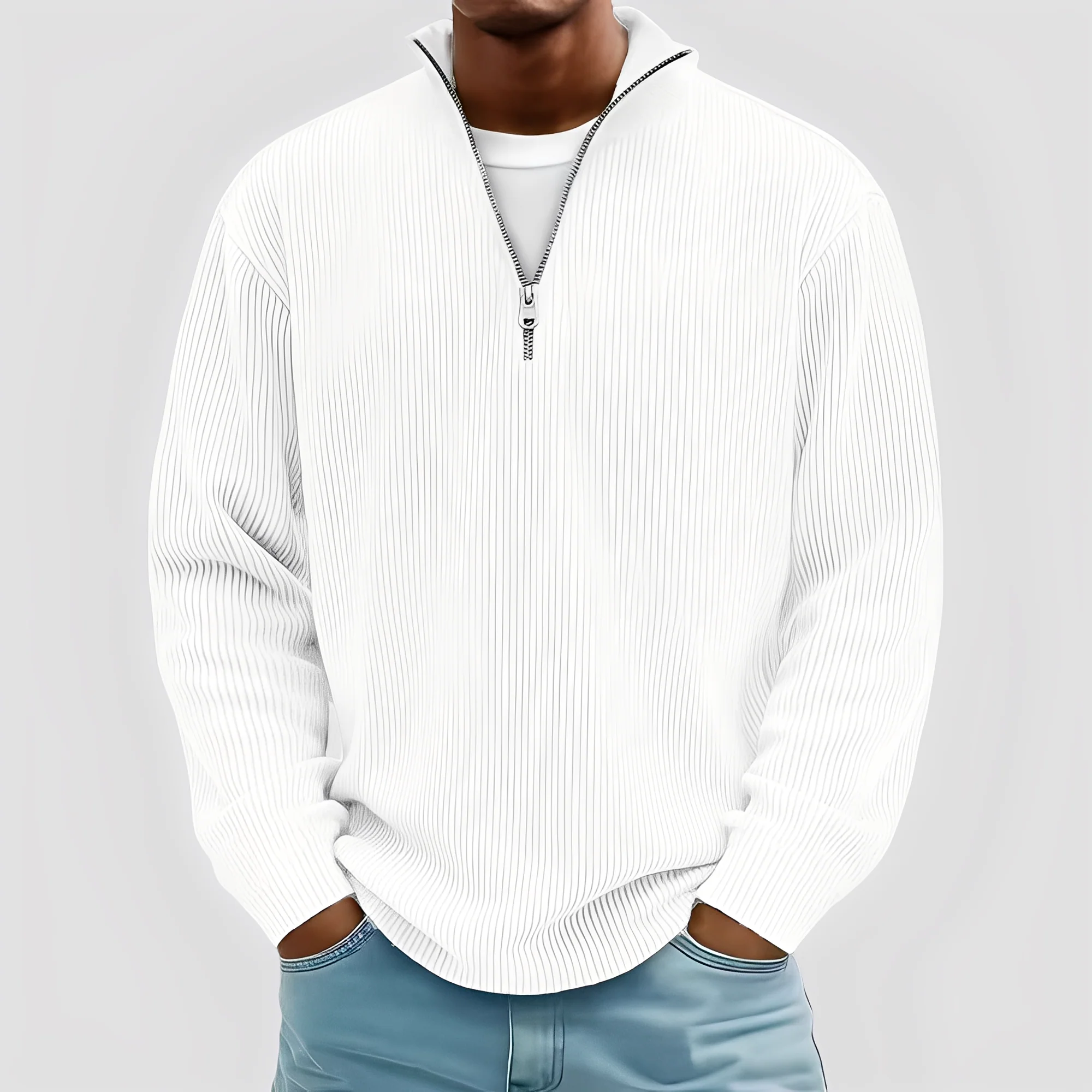 Henry - Pull moderne et confortable pour hommes, chaud – Image 4