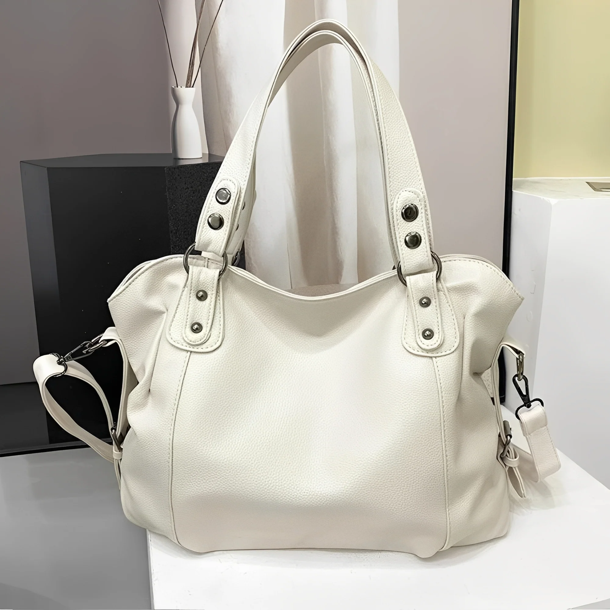 Erika - Grand sac à main en cuir pour femmes – Image 4