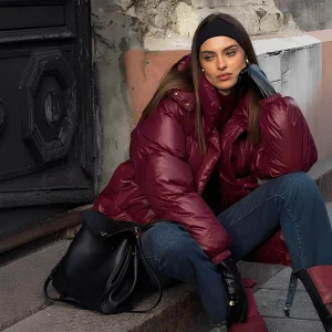 Rozanne - Manteau chaud avec capuche amovible pour femmes