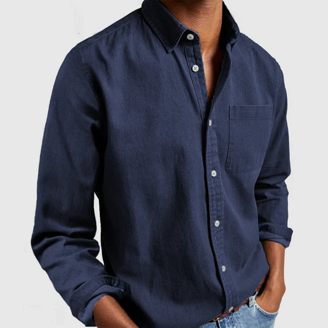 Chemise Décontracté Pour Hommes | Manche Longue – Image 3