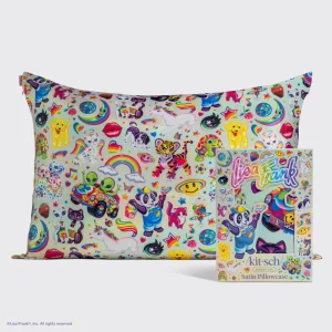 Lisa Frank x Kitsch Satin Pillowcase in The Fantastic World of Lisa Frank