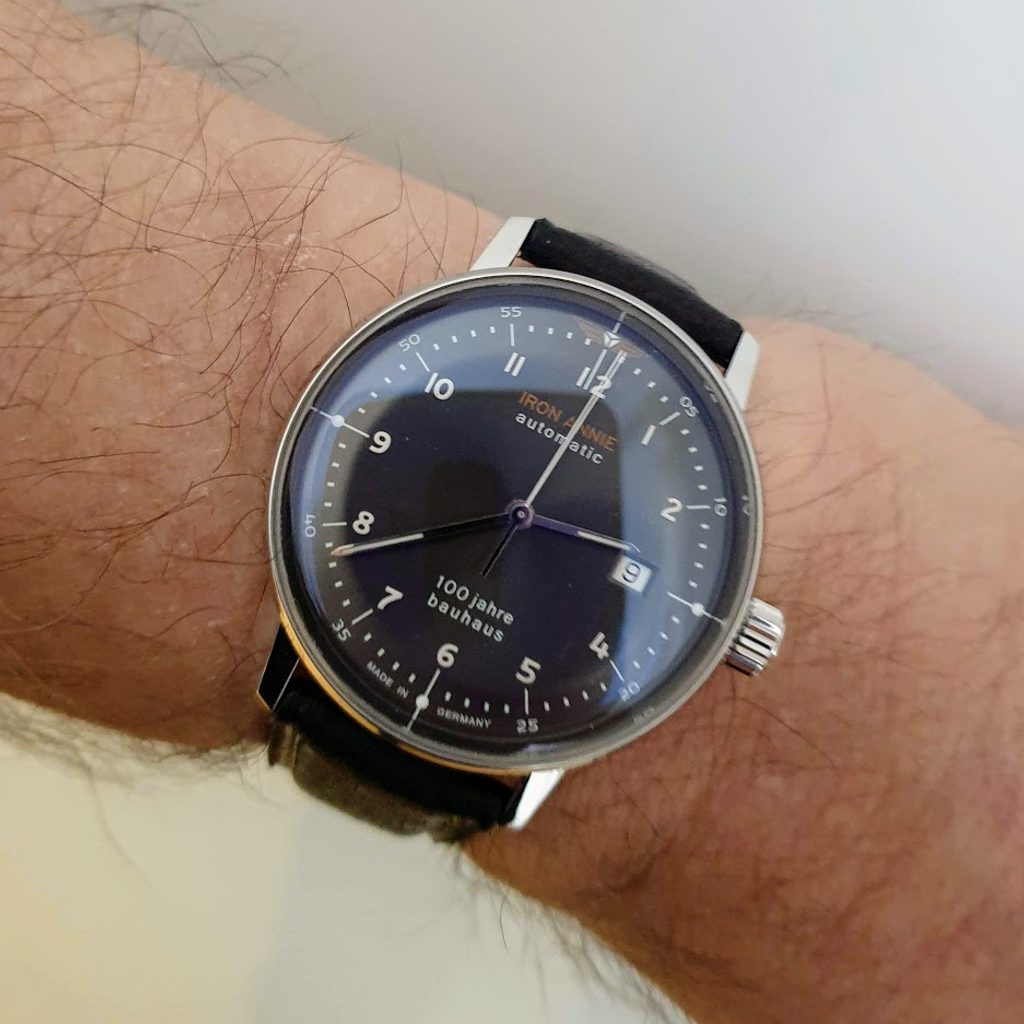 MONTRE IRON ANNIE BAUHAUS CUIR – Image 2