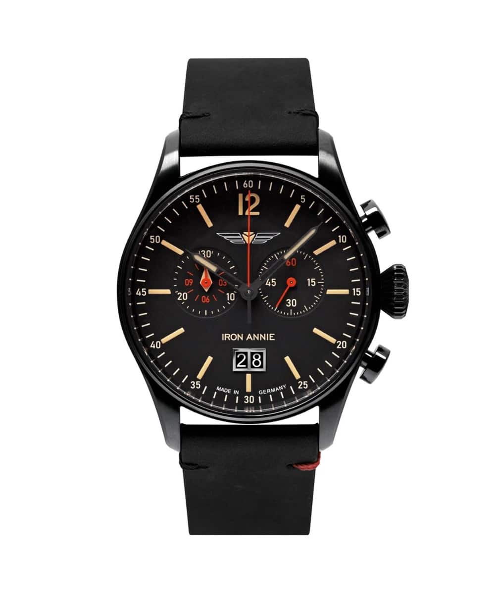 MONTRE IRON ANNIE FLIGHT CONTROL NOIR
