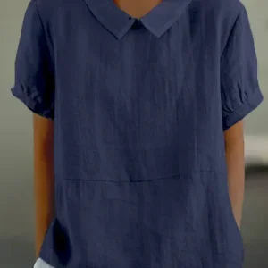 Amalie – Blouse décontractée avec col classique