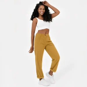 Janice - Pantalon en velours côtelé tendance pour femmes