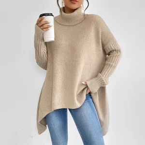 Maëlle - Pull à col roulé en cachemire pour femme