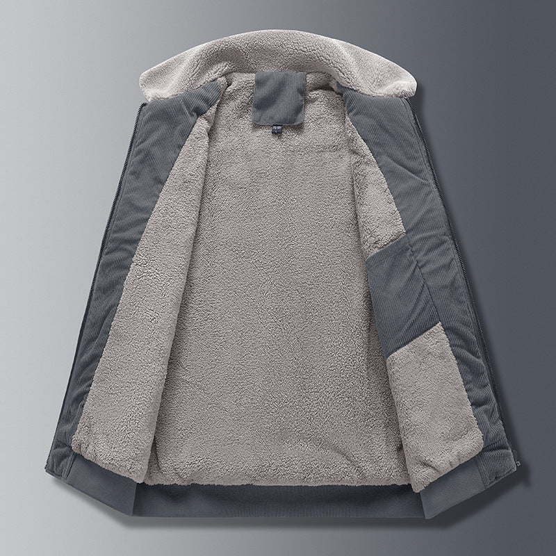 Justin - Blouson rétro en grosse maille pour hommes – Image 3