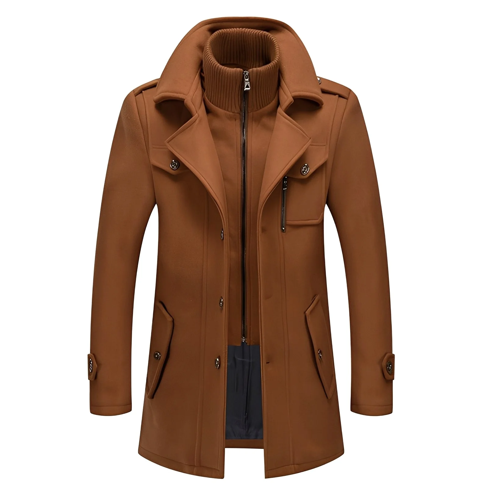 Darius - Manteau en laine chic et chaud pour homme – Image 4