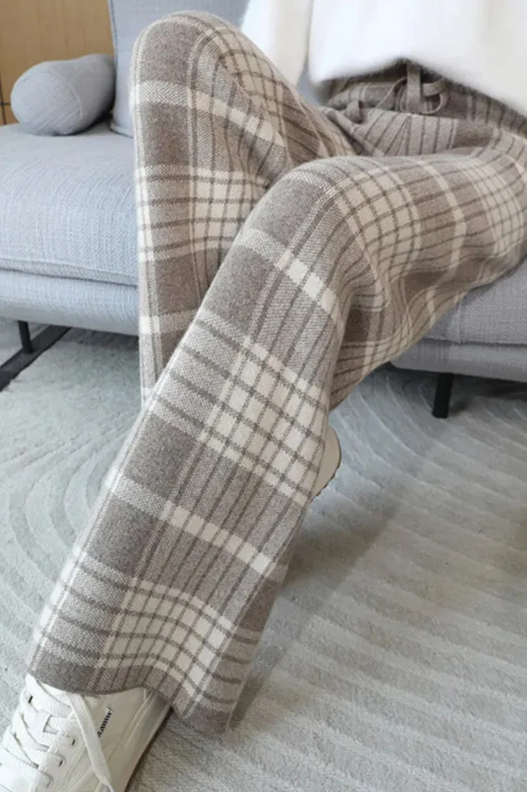 Pantalon Décontracté Pour Femme | À Carreaux – Image 6