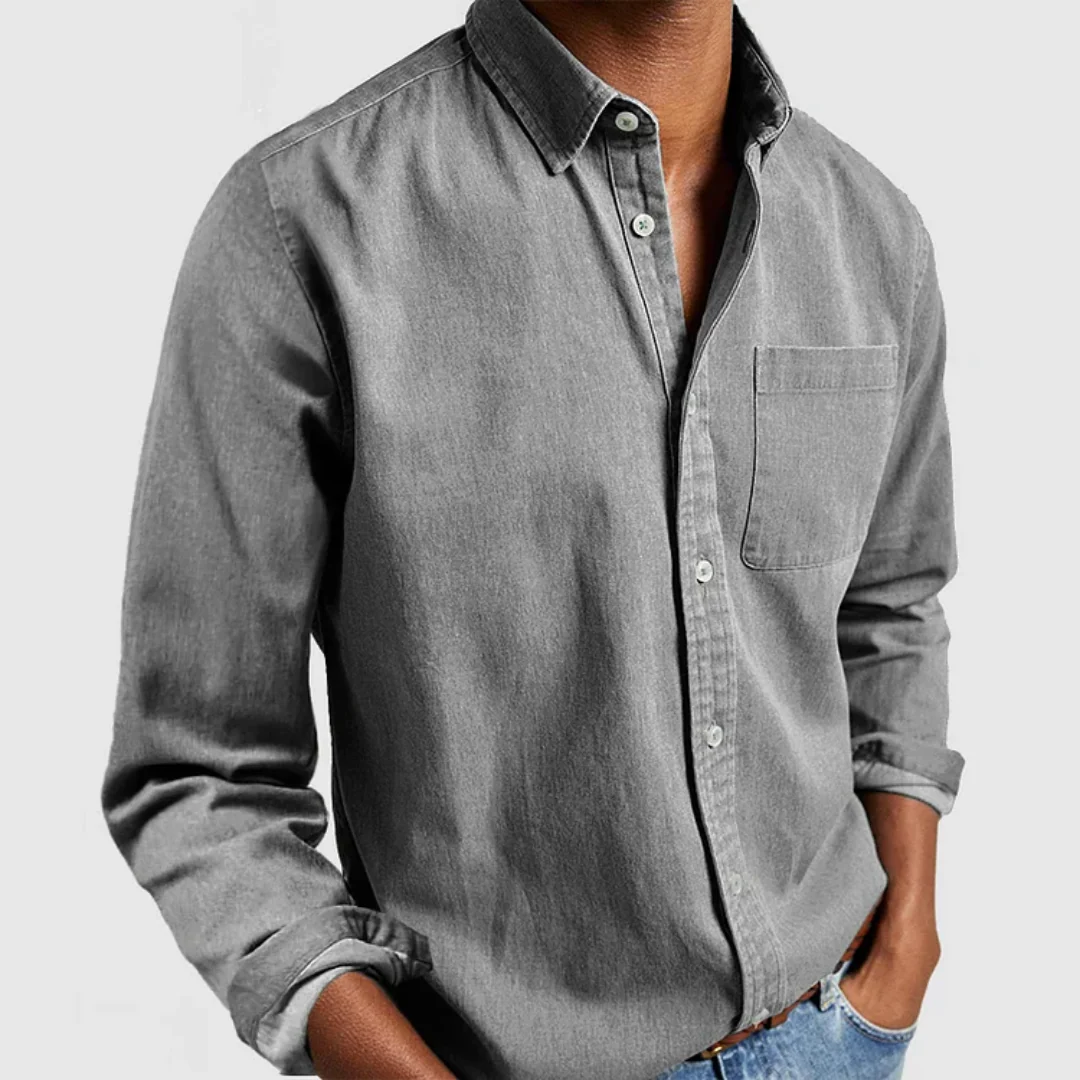 Chemise Décontracté Pour Hommes | Manche Longue – Image 4