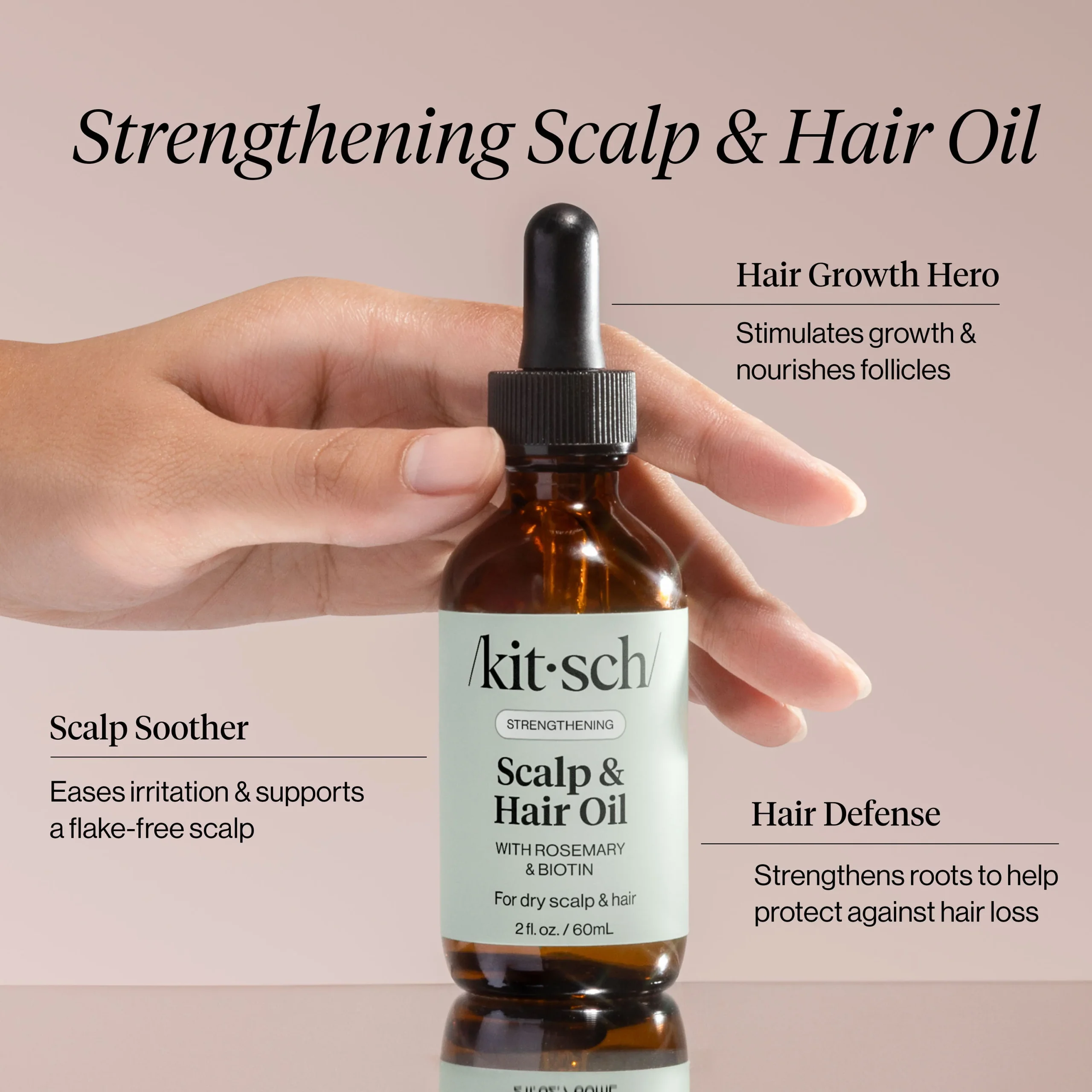 Rosemary & Biotin Scalp & Hair Strengthening Oil – Image 2