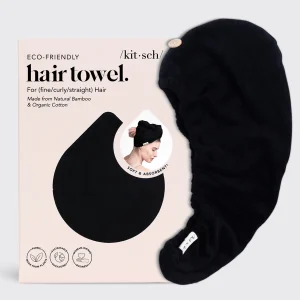 Microfiber Hair Towel - Black