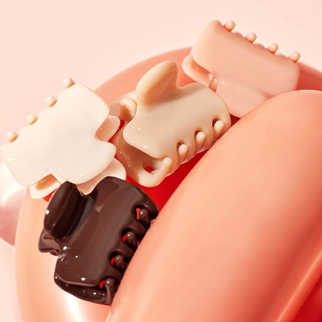 Rosewood Cloud Claw Clips 8pc Set - Mini – Image 2