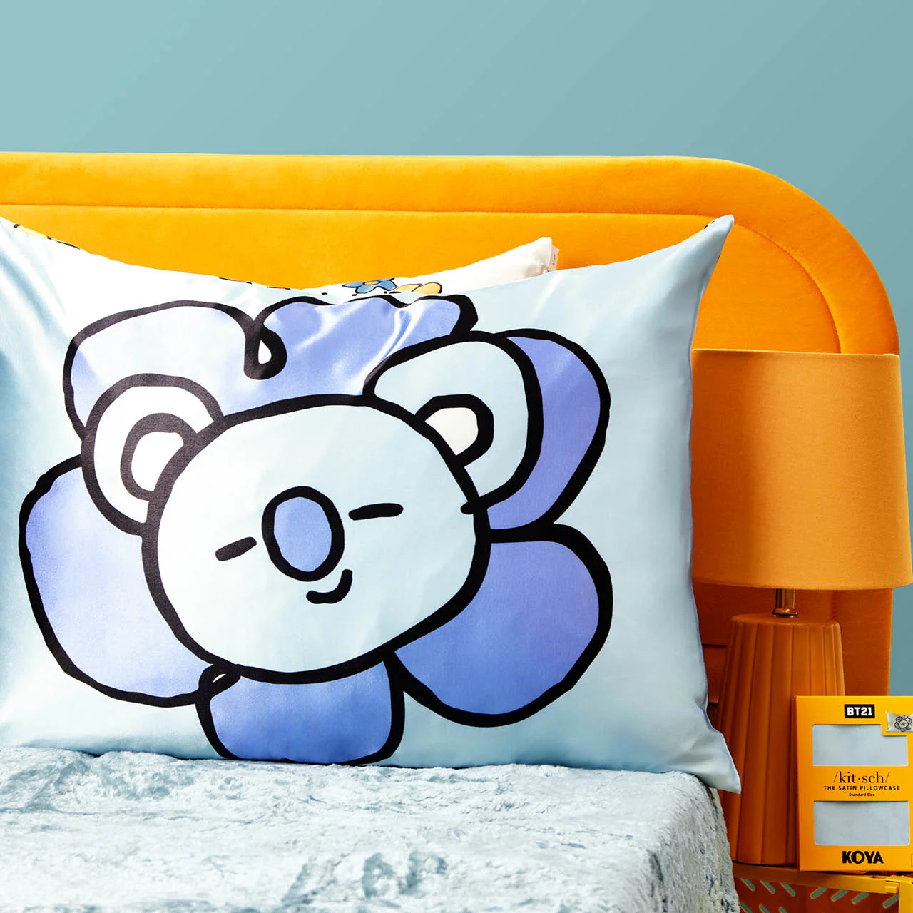 Kitsch x BT21 Satin Pillowcase in KOYA - King – Image 3