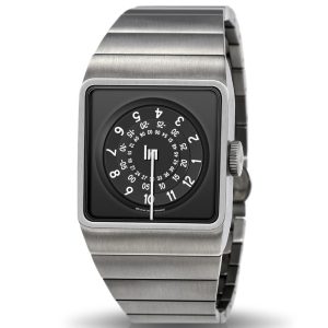MONTRE LIP MYTHIC TITANE ACIER GRIS