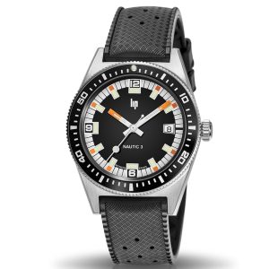 MONTRE LIP NAUTIC 3 39MM VINTAGE NOIR