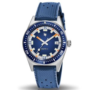 MONTRE LIP NAUTIC 3 39MM BLEU