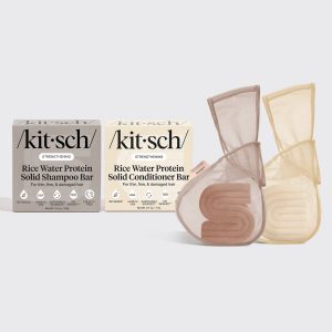 Rice Water Shampoo & Conditioner Combo + Bar Saver Bags Bundle