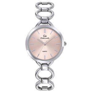 MONTRE GO MADEMOISELLE EN ACIER CADRAN ROSE