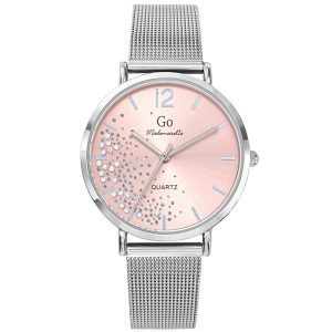 MONTRE GO MADEMOISELLE ACIER ARGENTÉ CADRAN ROSE