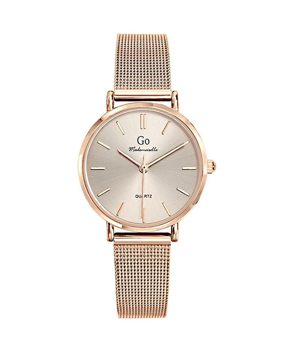 MONTRE GO MADEMOISELLE EN ACIER DORÉ ROSE