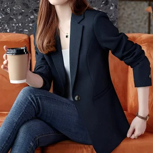 Claudia - Blazer chic à carreaux pour femmes