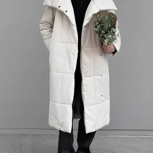 Adaline - Manteau long et chaud matelassé pour femmes