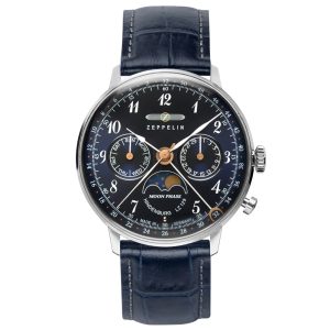 MONTRE ZEPPELIN LZ 129 HINDENBURG MOONPHASE FEMME