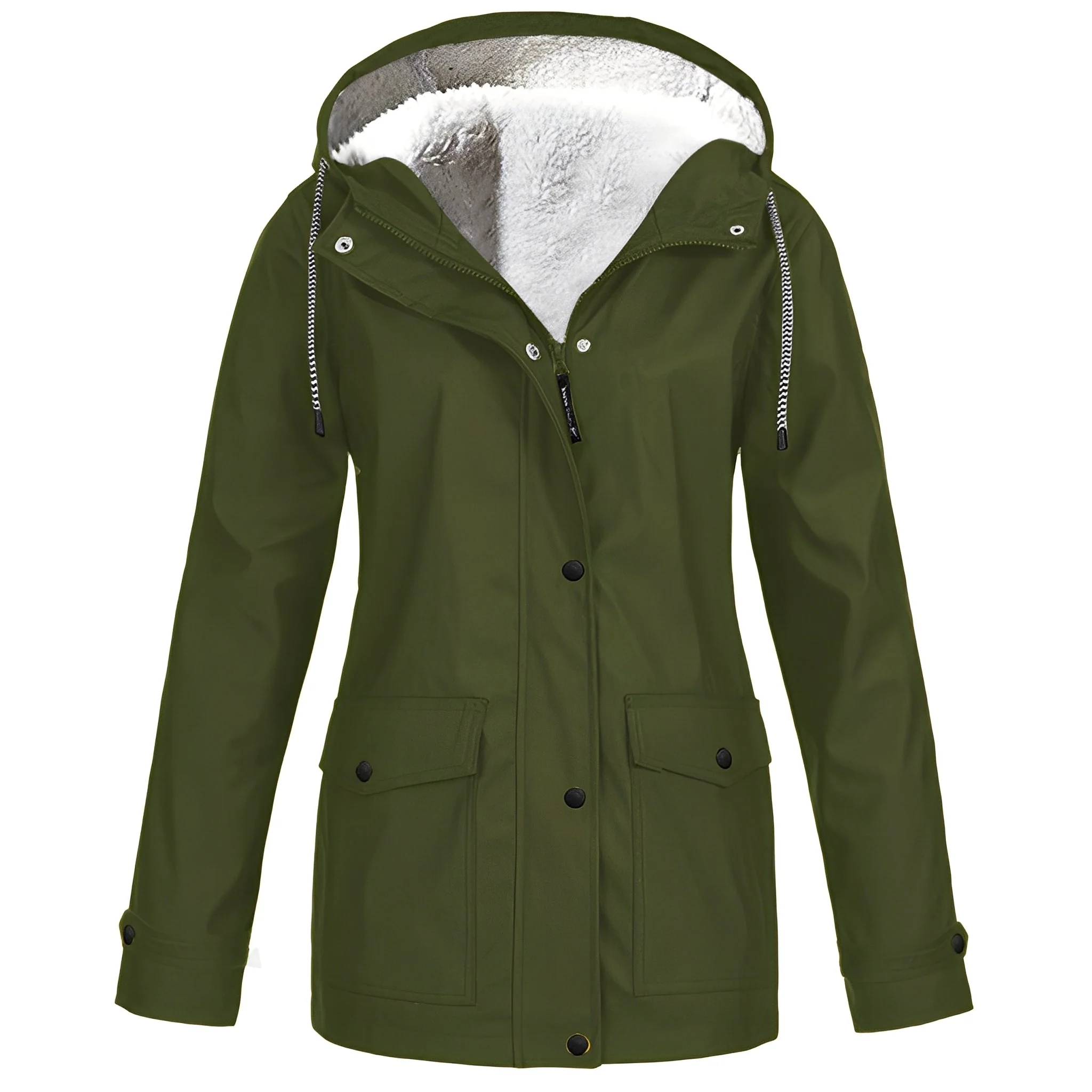 Abbigail - Manteau imperméable polyvalent avec doublure en polaire pour femmes – Image 7