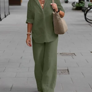 Beth - Ensemble d'été en lin douillet