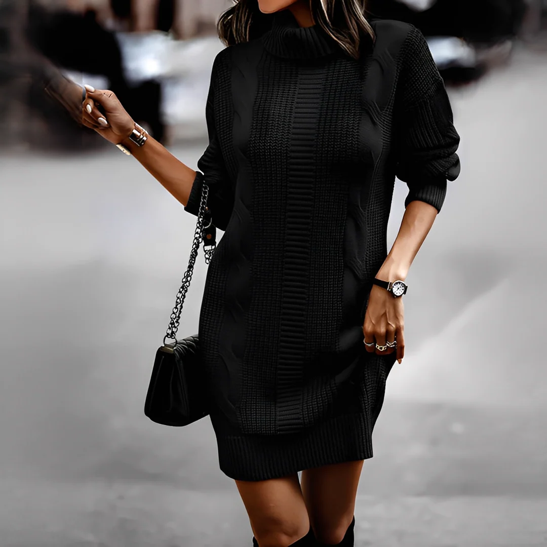 Chenadine - Pull à col roulé douillet pour femme, parfait pour l'hiver – Image 6