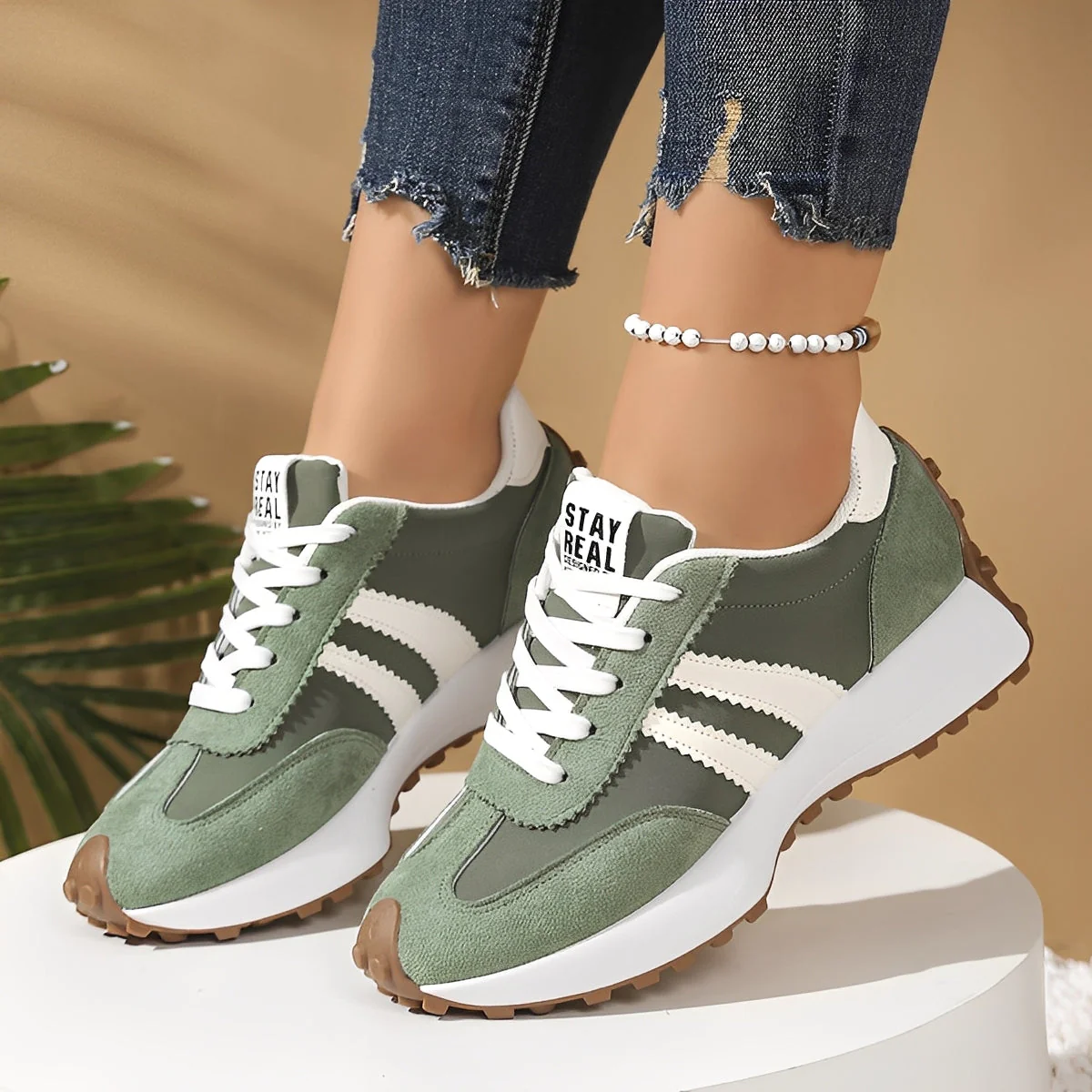 Lauren - Baskets pour femmes avec semelle épaisse – Image 3