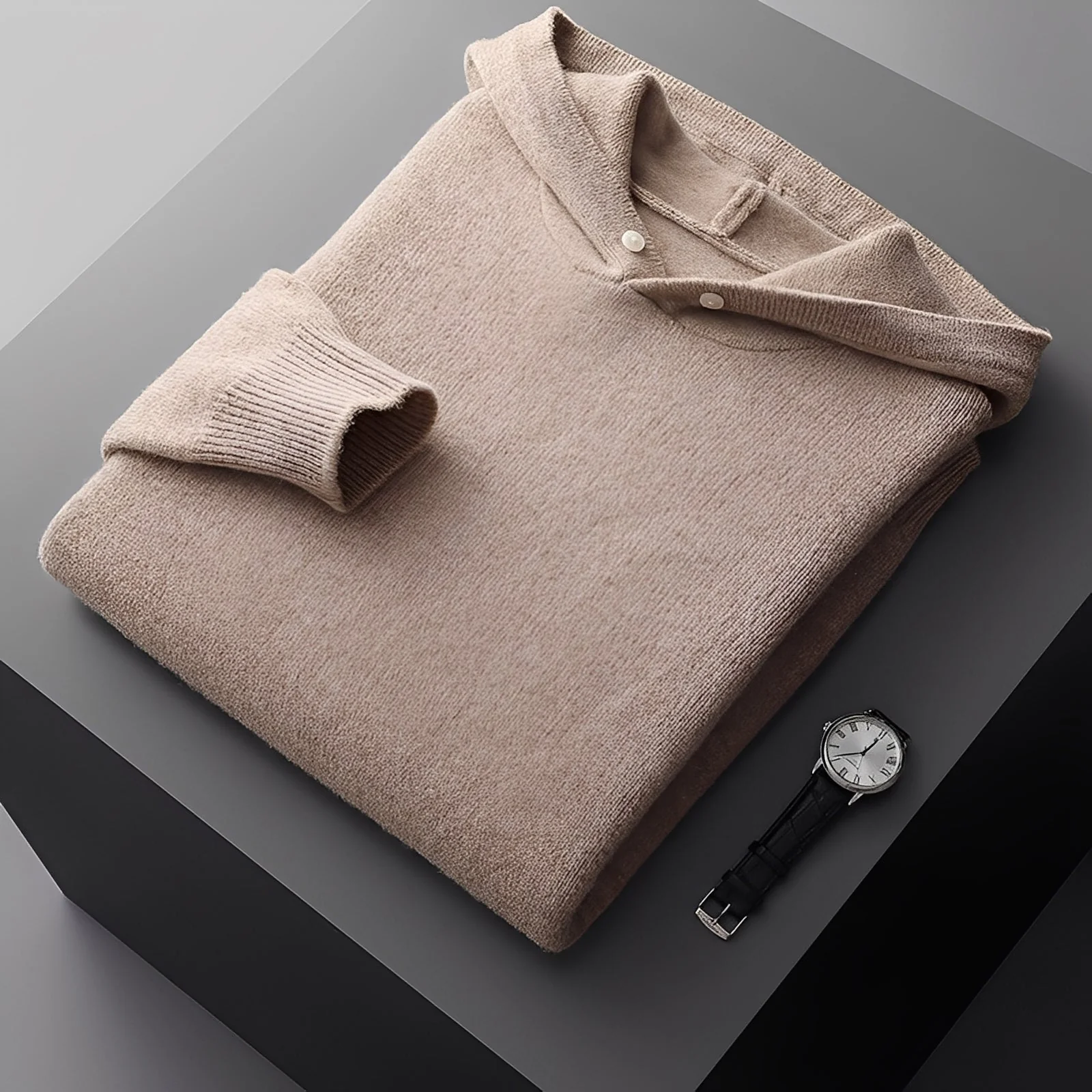 Darius - Sweat à capuche élégant et chaud pour homme – Image 4