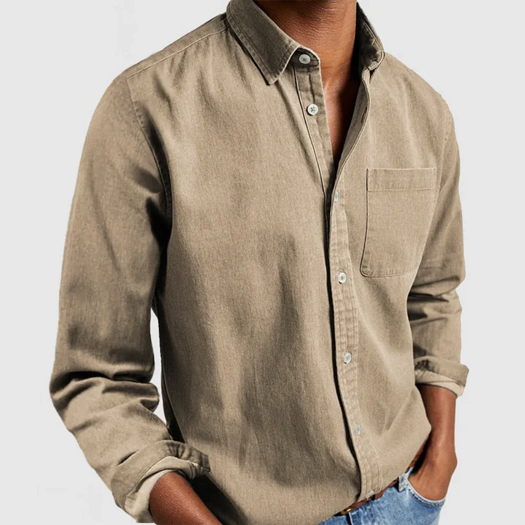Chemise Décontracté Pour Hommes | Manche Longue – Image 6