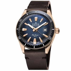 MONTRE EDOX SKYDIVER DATE AUTOMATIQUE ÉDITION LIMITÉE