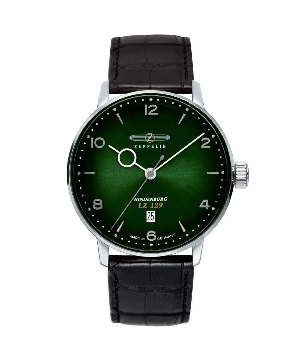 MONTRE ZEPPELIN LZ 129 HINDENBURG HOMME CUIR NOIR