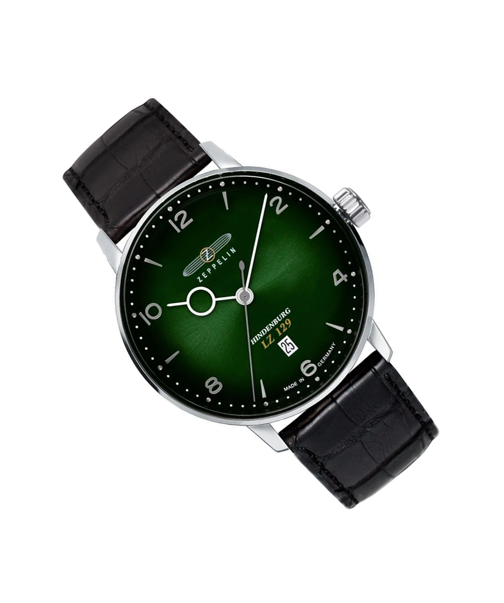 MONTRE ZEPPELIN LZ 129 HINDENBURG HOMME CUIR NOIR – Image 4