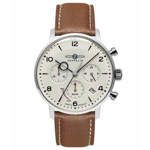 MONTRE ZEPPELIN LZ129 HINDENBURG SOLAR BLANC