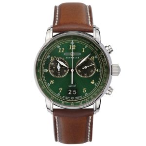 MONTRE ZEPPELIN LZ 127 GRAF ZEPPELIN HOMME CADRAN VERT
